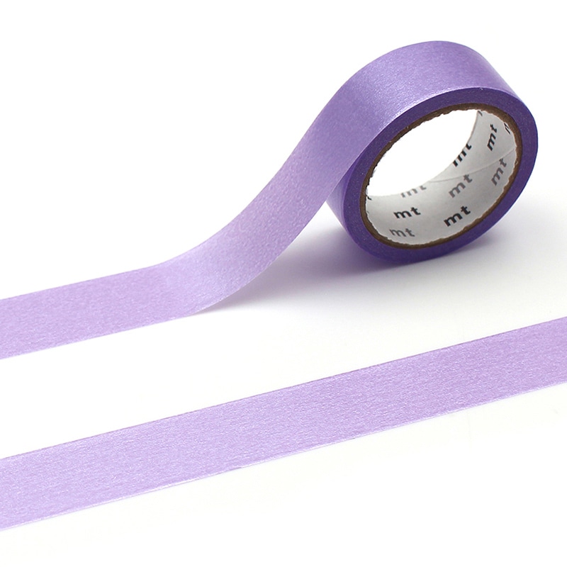 カモ井加工紙 マスキングテープ mt basic シルキーパープル MT01P586 1個(ご注文単位1個)【直送品】
