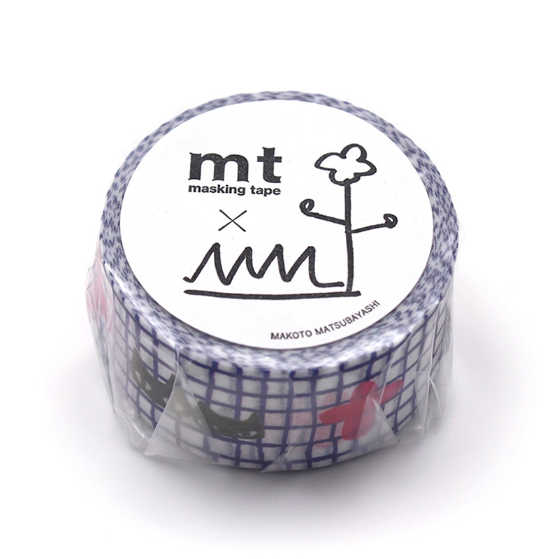 カモ井加工紙 マスキングテープ mt×松林誠 フレンド MTMATU04 1巻（ご注文単位1巻）【直送品】