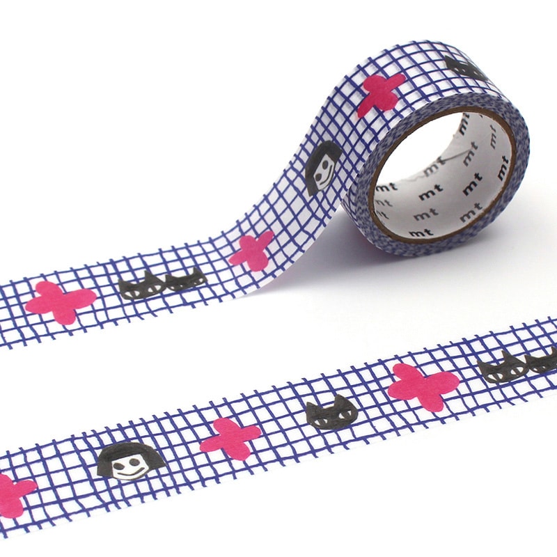 カモ井加工紙 マスキングテープ mt×松林誠 フレンド MTMATU04 1巻(ご注文単位1巻)【直送品】