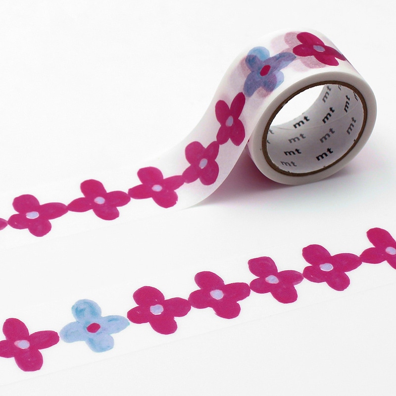 カモ井加工紙 マスキングテープ mt×松林誠 花飾り MTMATU05 1巻(ご注文単位1巻)【直送品】