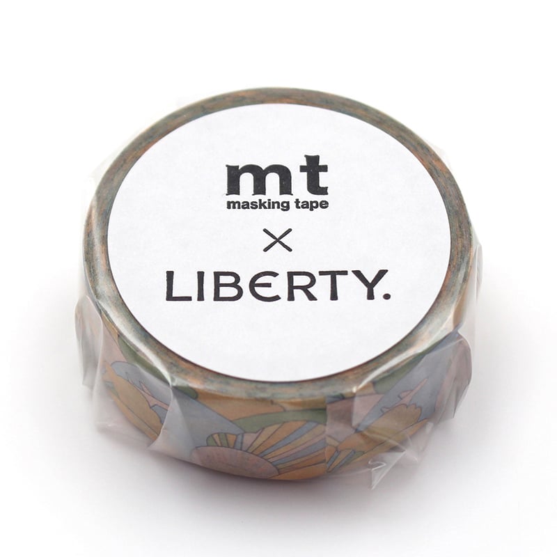 カモ井加工紙 マスキングテープ mt×リバティ Far And Away MTLIBE02 1巻（ご注文単位1巻）【直送品】