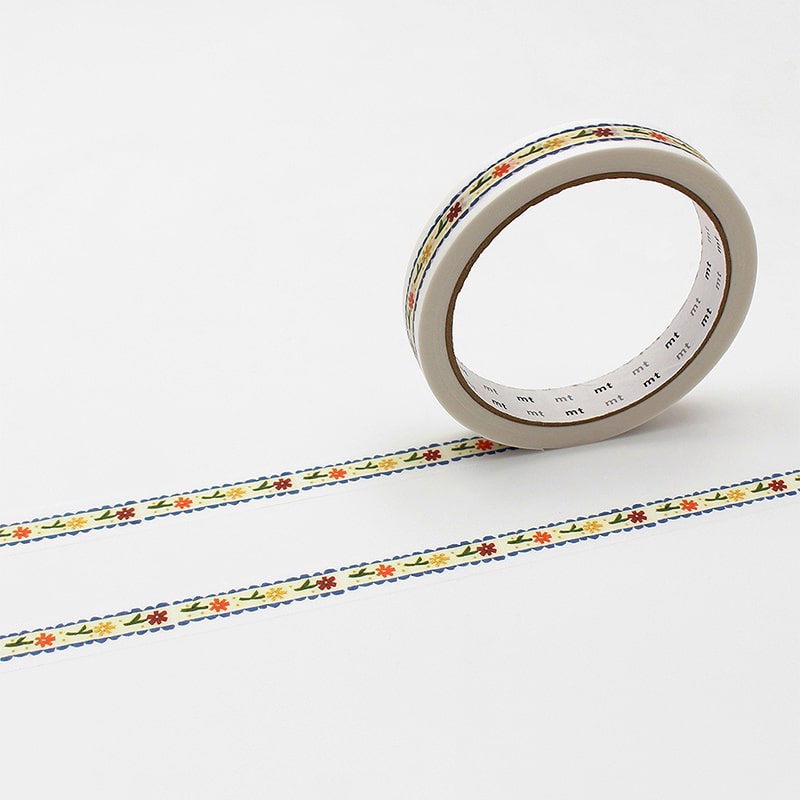 カモ井加工紙 マスキングテープ mt large core 強粘着 1巻 リボン・花 MT01L088 1巻（ご注文単位1巻）【直送品】