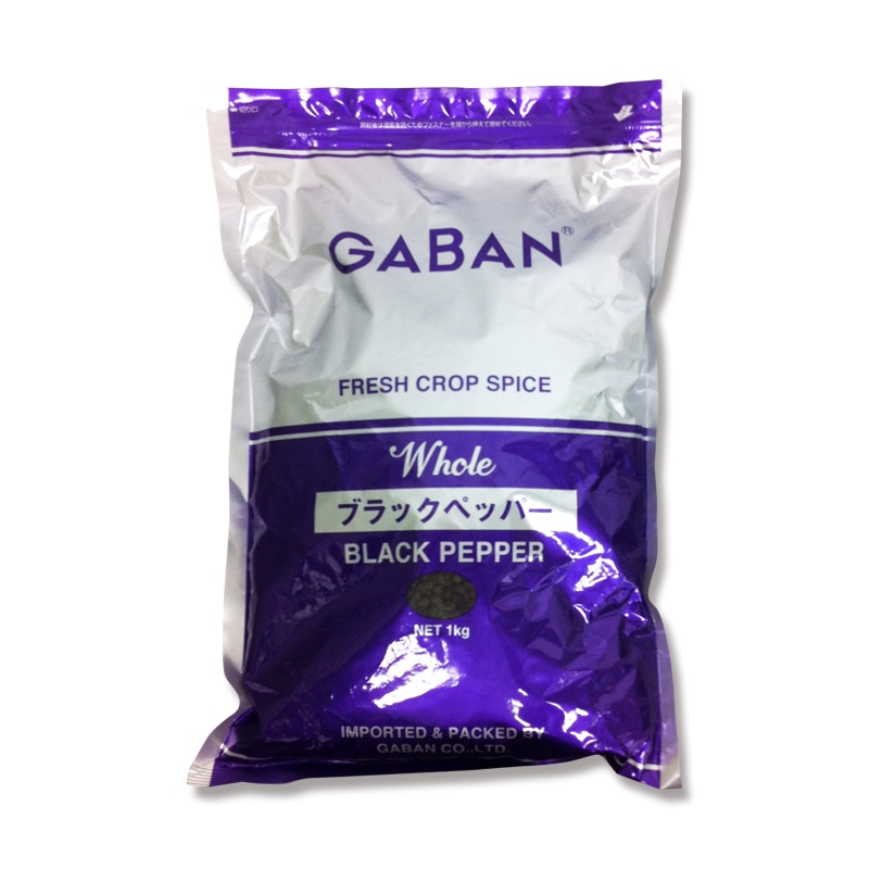 ギャバン ブラックペッパーホール 1kg 常温 1個※軽(ご注文単位1個)※注文上限数12まで【直送品】