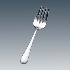 18-8　サービングフォーク　NO.10590-1 全長218  1個（ご注文単位1個）【直送品】