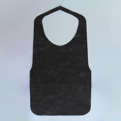 神戸マッチ KMC　不織布エプロン　F型  黒 30枚/束（ご注文単位40束）【直送品】