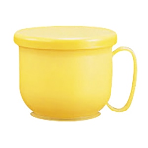 入れ歯洗浄保管容器 爽やかさん イエロー 1個(ご注文単位1個)【直送品】