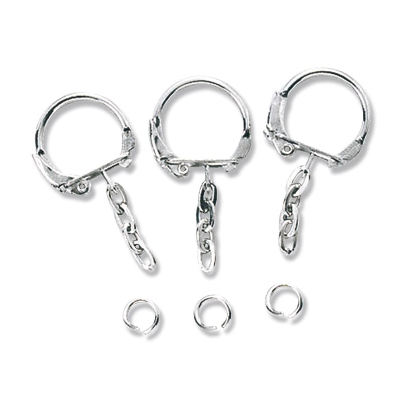 銀鳥産業 ギンポー ちぢみくん 鉄製キーホルダー 3個入 800-020 1個(ご注文単位20個)【直送品】