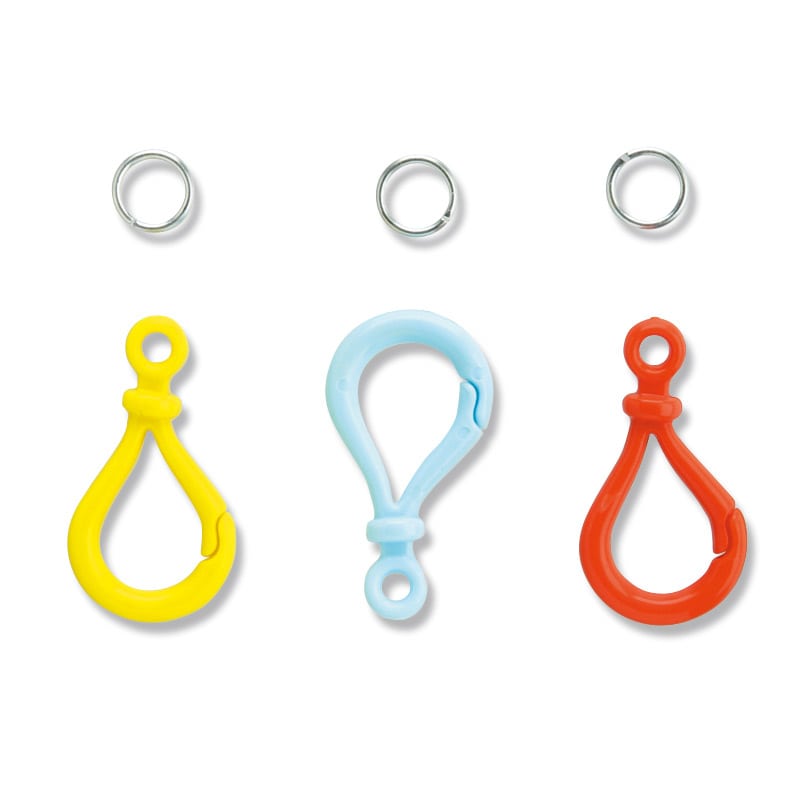 銀鳥産業 ギンポー　ちぢみくん　プラ製キーホルダー 3個入 800-021 1個（ご注文単位20個）【直送品】