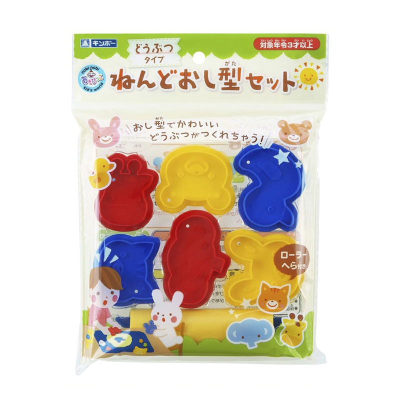 銀鳥産業 ギンポー　ねんどおし型セット どうぶつタイプ 160-405 1外袋（ご注文単位12個）【直送品】