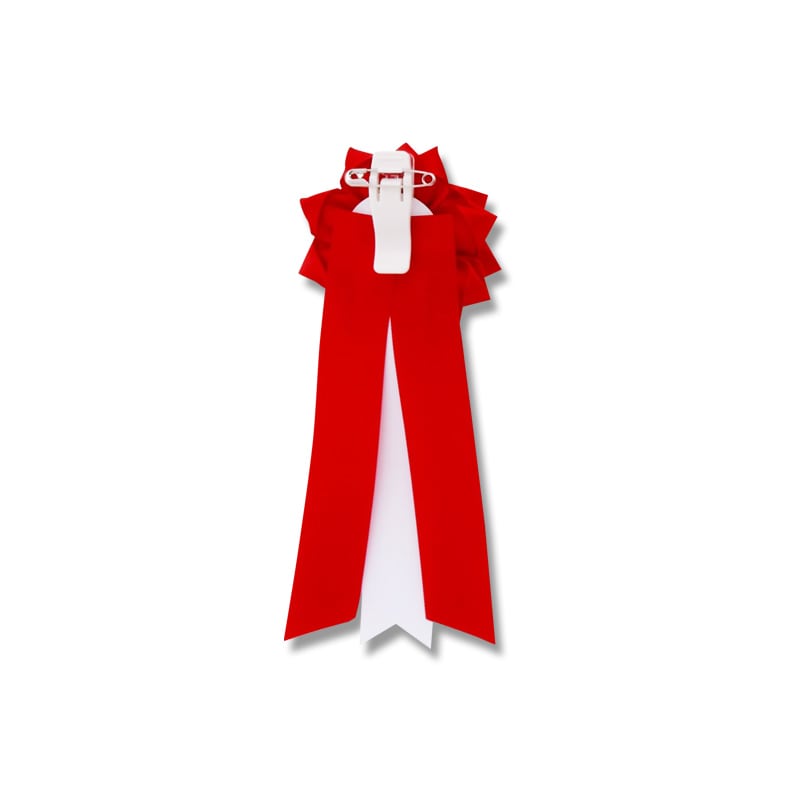 銀鳥産業 徽章リボン 459-228 徽章バラ 小 赤 1個