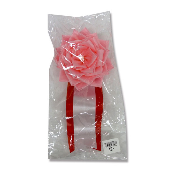 銀鳥産業 徽章リボン 459-241 徽章バラ 大 桃 1個