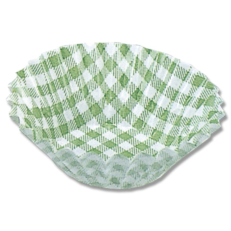 UACJ製箔 おかずケース 8号深口 緑チェック 1本(250枚入)