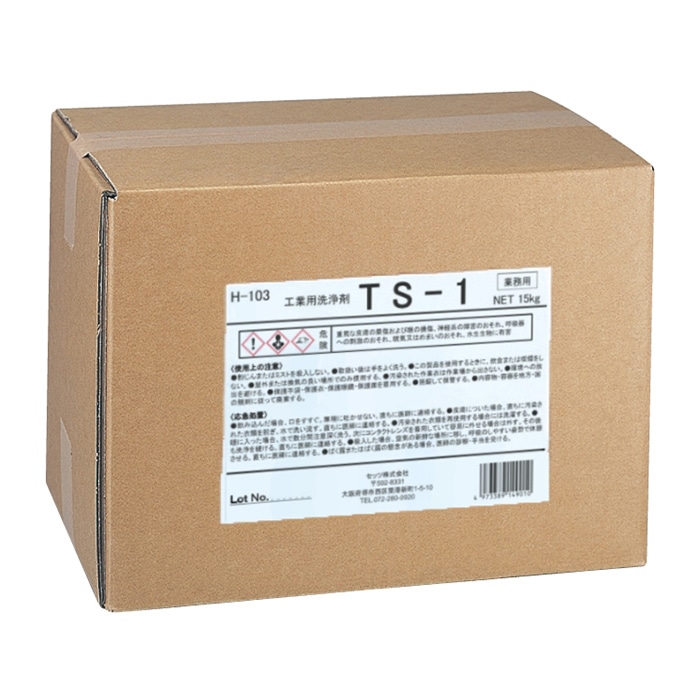 セッツ 工業用洗剤 TS-1 15kg H-103 1箱（ご注文単位1箱）【直送品】