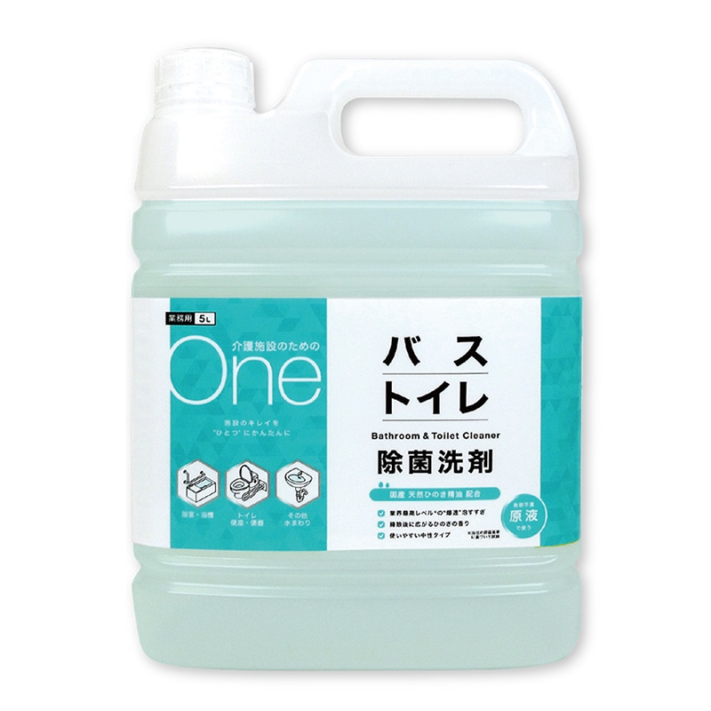 セッツ One バストイレ除菌洗剤 5L K-101 1本（ご注文単位3本）【直送品】