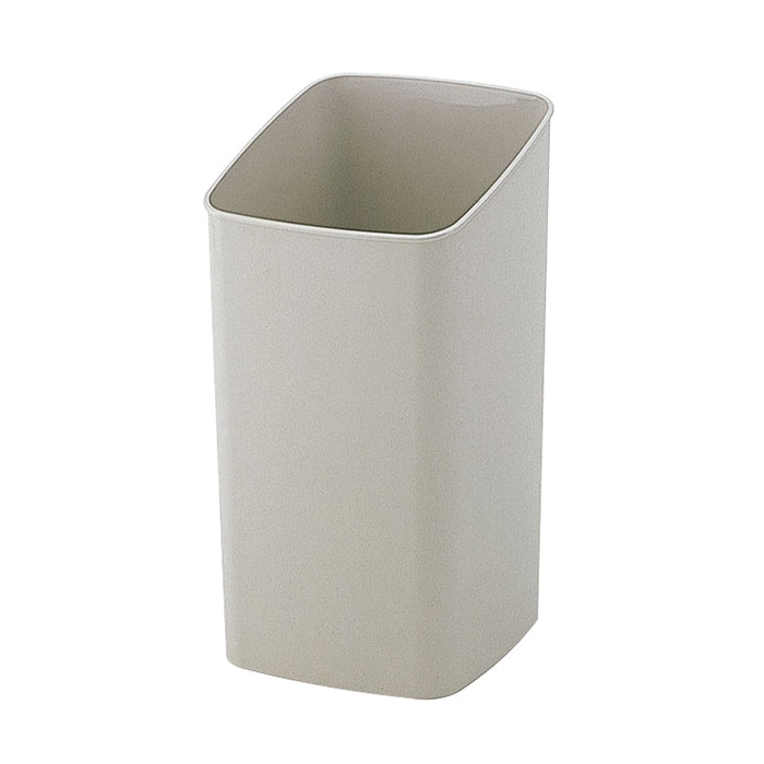 リッチェル ゴミ箱　エフィ　スクエアカン 6.5　グレー 40672 1個（ご注文単位30個）【直送品】