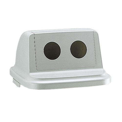 リッチェル ゴミ容器　トラッシュペール　フタR 90NN型　グレー 47950 1個（ご注文単位4個）【直送品】