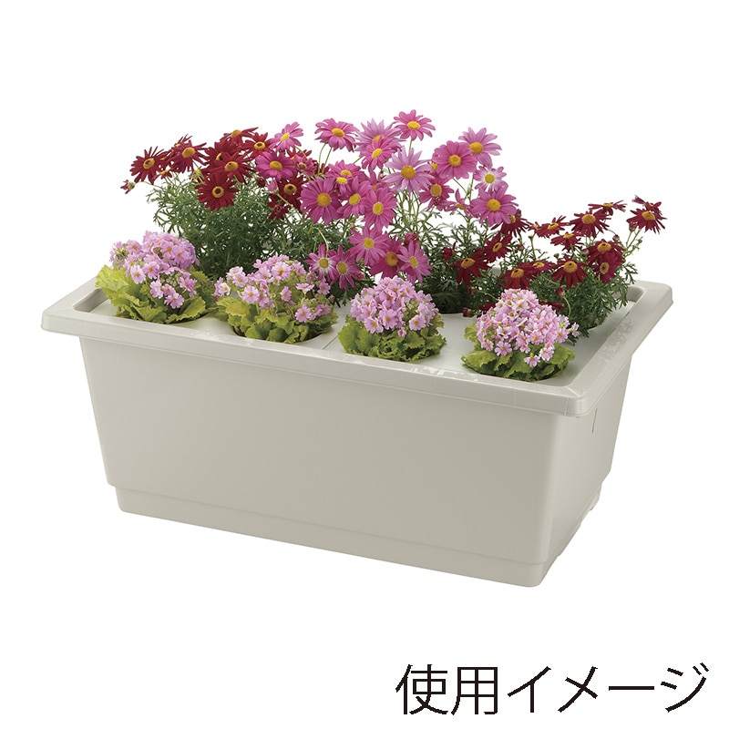 リッチェル ポットインプランター　ワイド 68型 70207 1個（ご注文単位5個）【直送品】