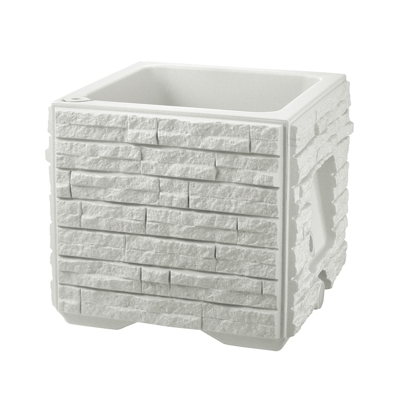 リッチェル タウンプランターWS 角 45型 石積 81210 1個(ご注文単位1個)【直送品】