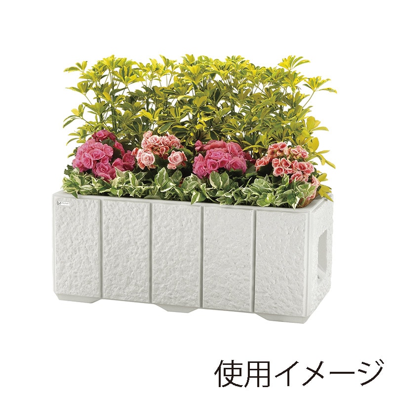 リッチェル タウンプランターWS 100型　石はだ 81212 1個（ご注文単位1個）【直送品】