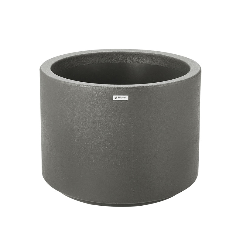 リッチェル タウンプランターWS　丸 60型　プレーン　ダークグレー 81216 1個（ご注文単位1個）【直送品】
