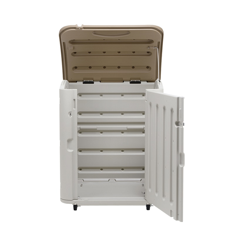 リッチェル 大型ゴミ容器　ワイドペールストレージ 400　キャスター付き 93090 1台（ご注文単位1台）【直送品】