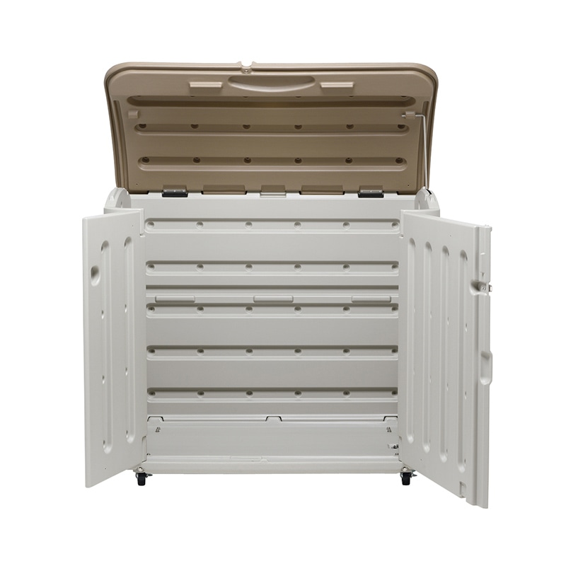 リッチェル 大型ゴミ容器　ワイドペールストレージ 600　キャスター付き 93092 1台（ご注文単位1台）【直送品】