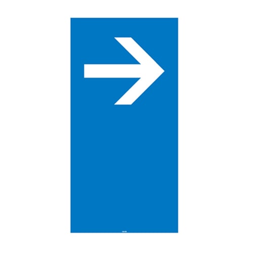 リッチェル スタンドサイン120用面板 120-07N　矢印右 94785 1枚（ご注文単位1枚）【直送品】
