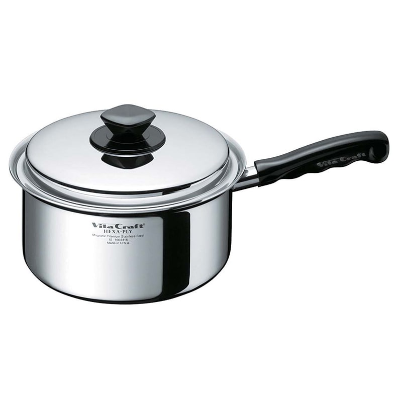 ビタクラフト ヘキサプライ 片手鍋 1.2L 6113 1個(ご注文単位1個)【直送品】