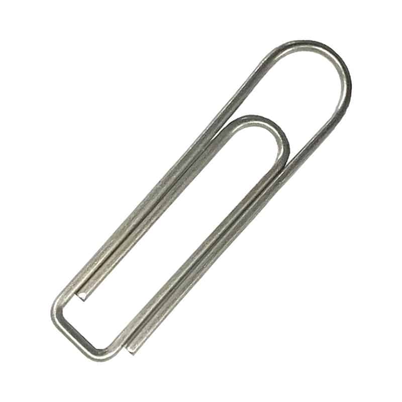 サンケーキコム ゼムクリップ 小 23mm 徳用 1000本箱入 GM-3-10 1箱（ご注文単位10箱）【直送品】