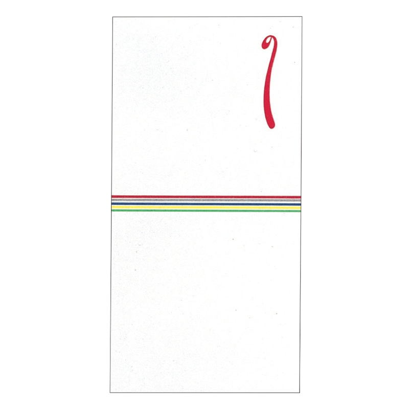 ササガワ 特上のし袋 万型 五色水引 奉書紙 5-2793 10枚 1冊(ご注文単位20冊)【直送品】