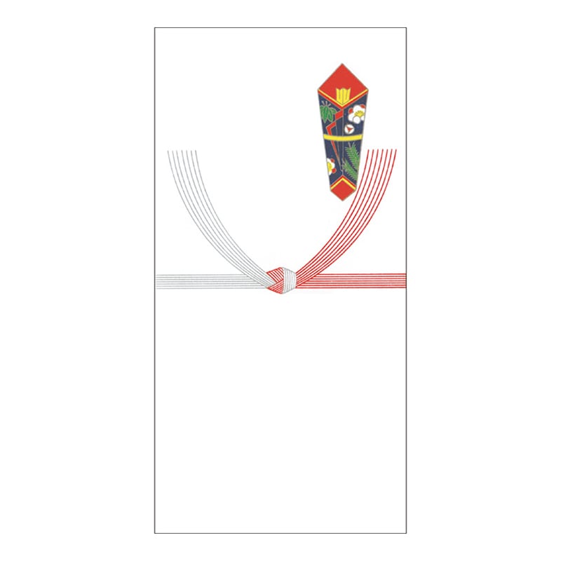 ササガワ 特上のし袋 万型 七本結切 無字 奉書紙 5-2796 10枚 1冊(ご注文単位20冊)【直送品】