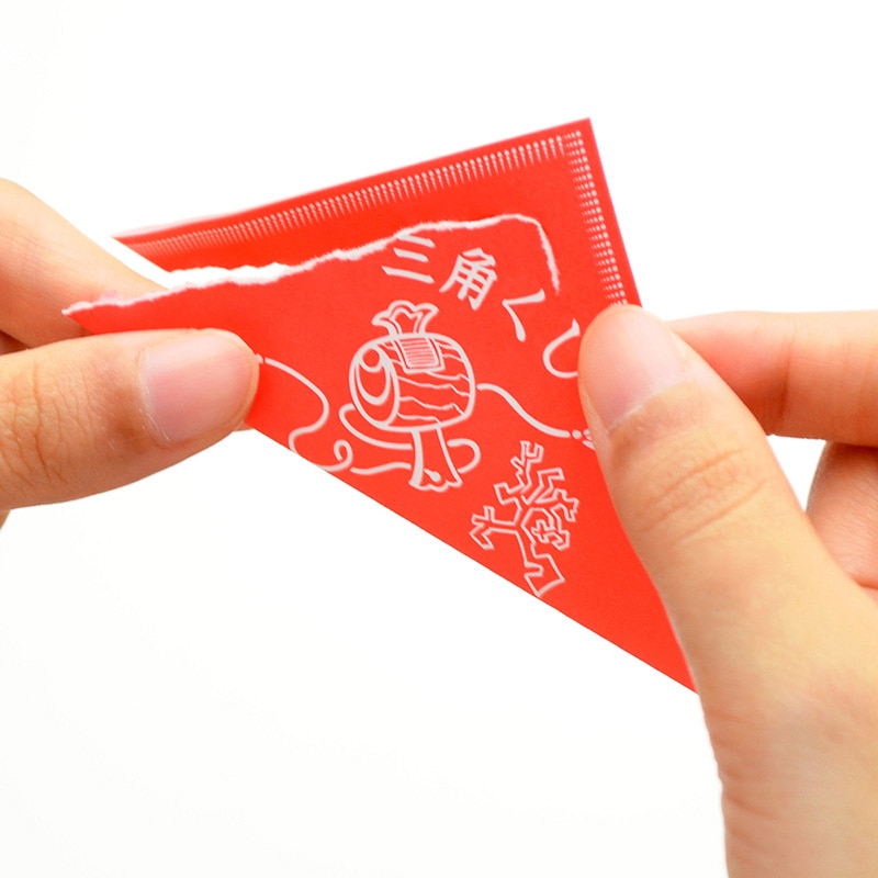 ササガワ 三角くじ 小槌　手貼り　等級なし 5-450　1200枚 1箱（ご注文単位1箱）【直送品】