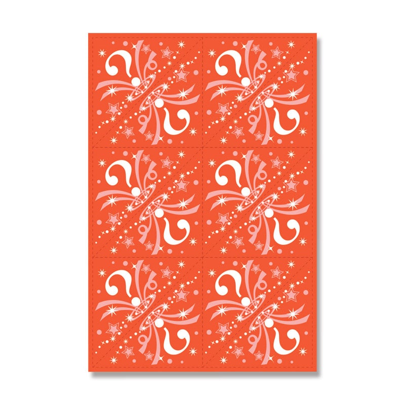 ササガワ 三角くじ 機械貼 24枚袋入(12枚×2シート) 5-560 A賞 1冊(ご注文単位1冊)【直送品】