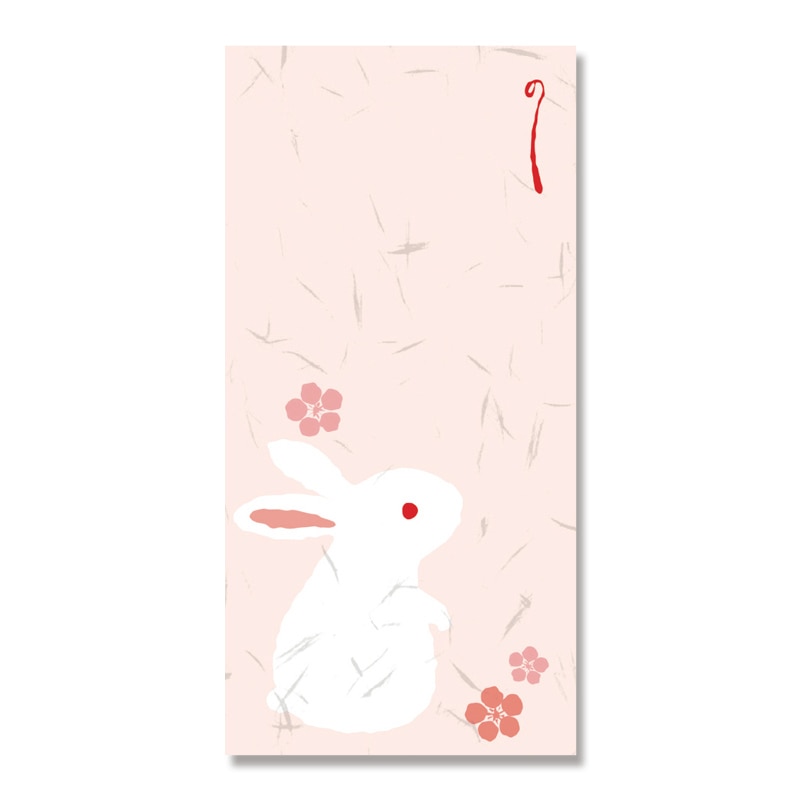 ササガワ のし袋　縁起もん 万型　1冊3枚入り 5-3882　兎 1冊（ご注文単位5冊）【直送品】