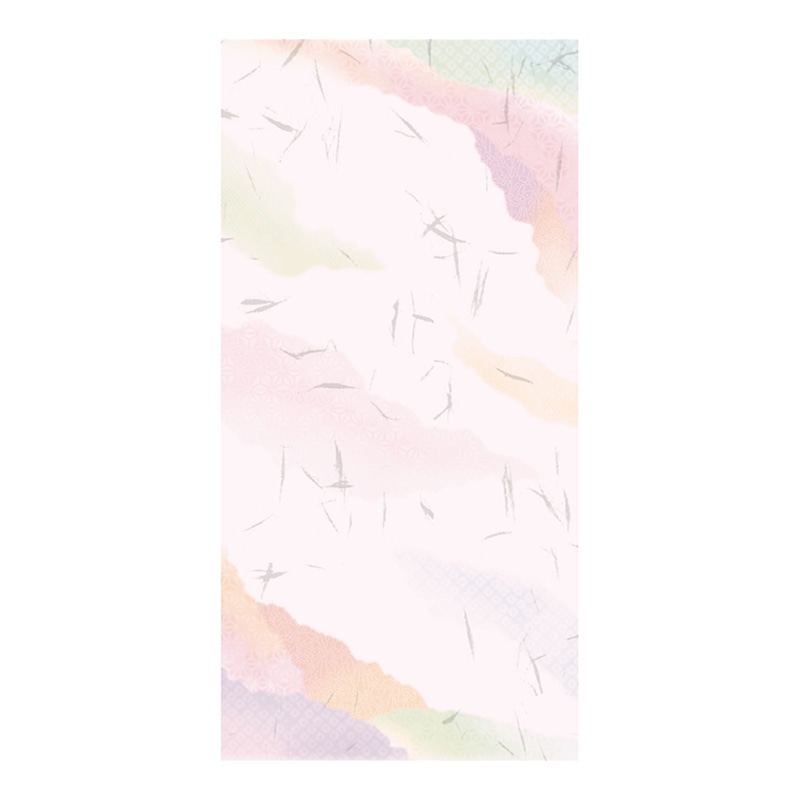 ササガワ のし袋 和ごころ　万型　重ね和紙桃 5-3762　3枚 1冊（ご注文単位5冊）【直送品】