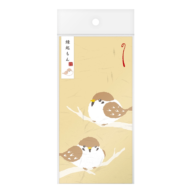 ササガワ のし袋 縁起もん 万型 ふくら雀 5-3892 1冊(ご注文単位5冊)【直送品】