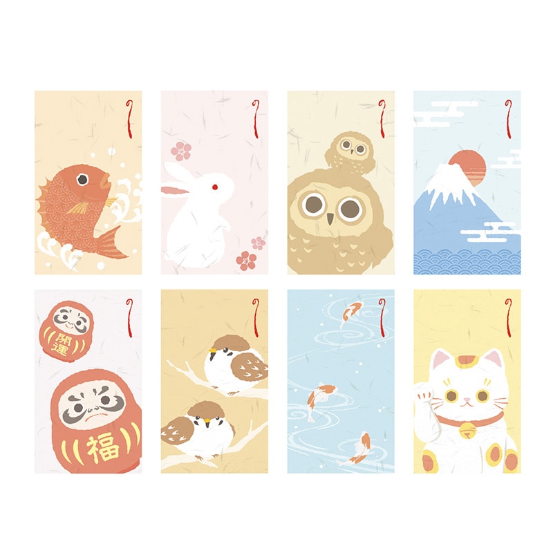 ササガワ 縁起もん ディスプレイ付五型セット 5-8161 1セット（ご注文単位1セット）【直送品】