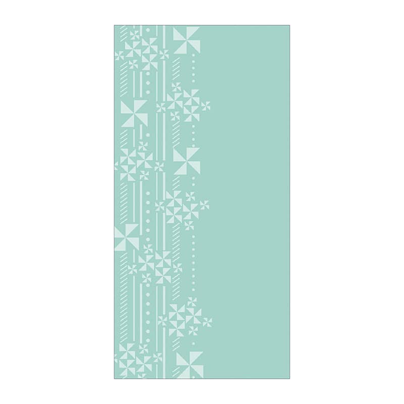 ササガワ ポチ袋 mitsuiro（むついろ） 万型 心緑 5-6605 1冊（ご注文単位5冊）【直送品】