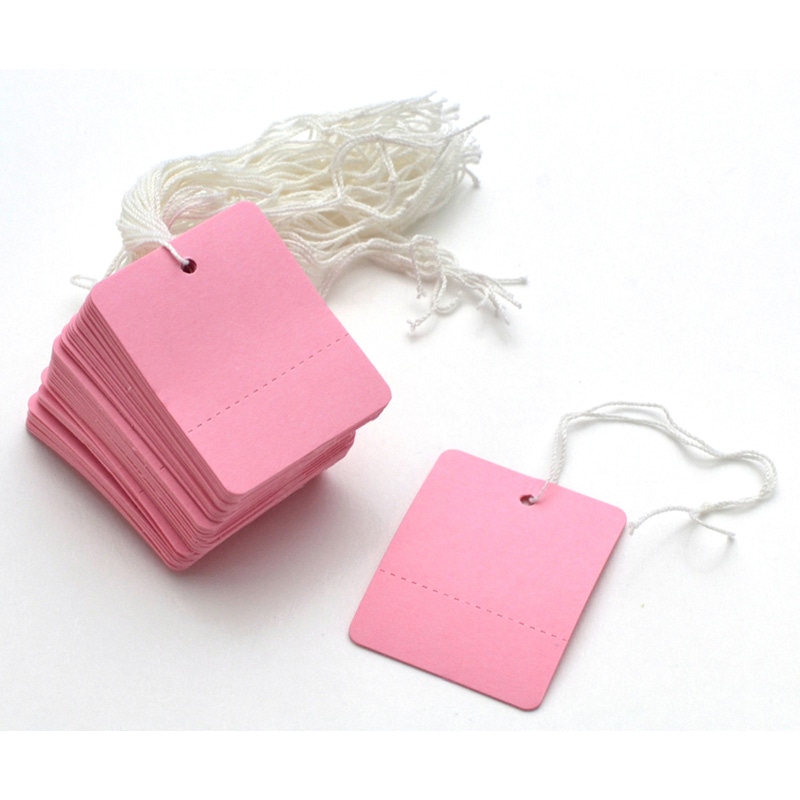 ササガワ 提札 小 桃地 ミシン目入 18-120 500枚 1箱(ご注文単位1箱)【直送品】