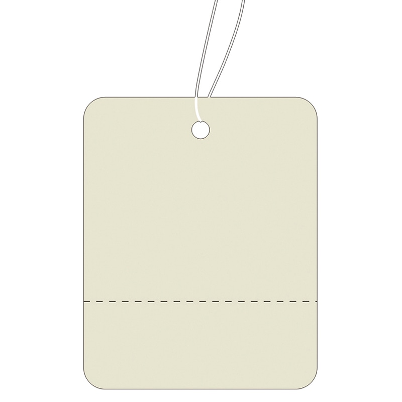 ササガワ 提札 小　灰地　ミシン目入 18-125　500枚 1箱（ご注文単位1箱）【直送品】