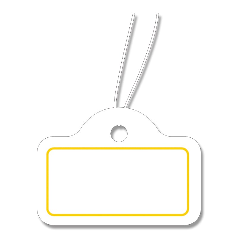 ササガワ 糸付き提札 カバン型 金箔 ゴールド 18-1911 500枚/箱