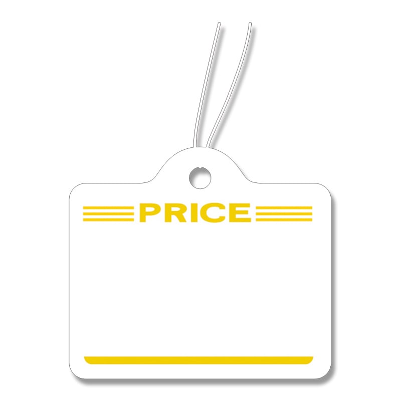 ササガワ 糸付き提札 カバン型 金箔 PRICE 18-1922 500枚/箱