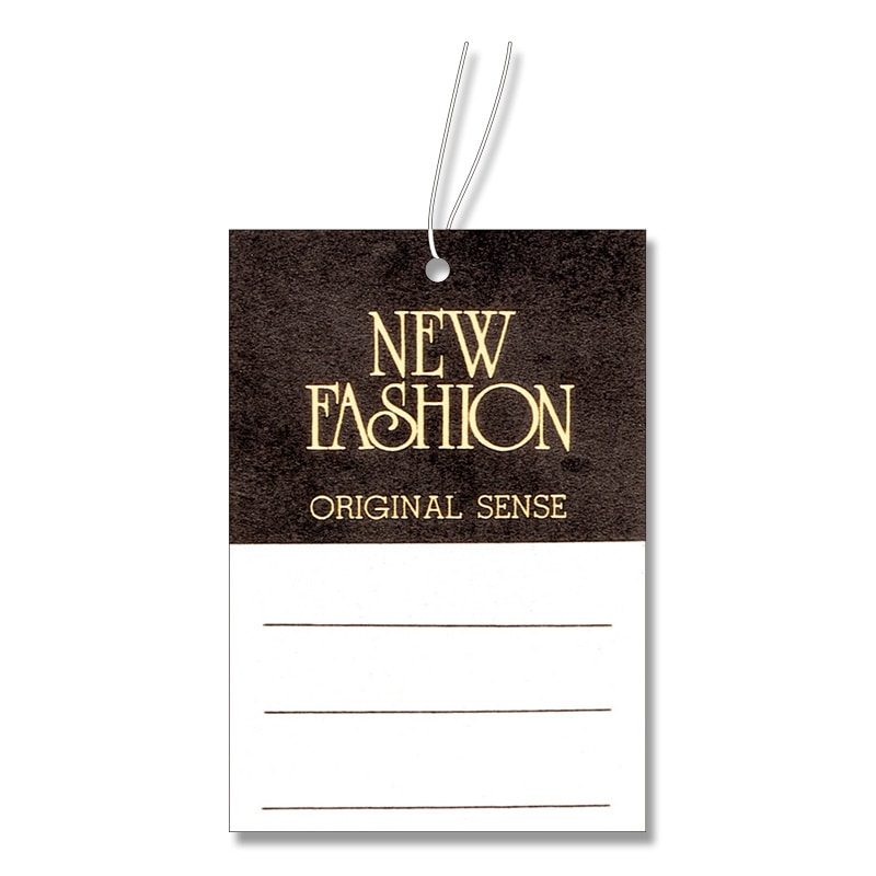 ササガワ 糸付き提札 四角型 高級 FASHION 18-3684 500枚/箱