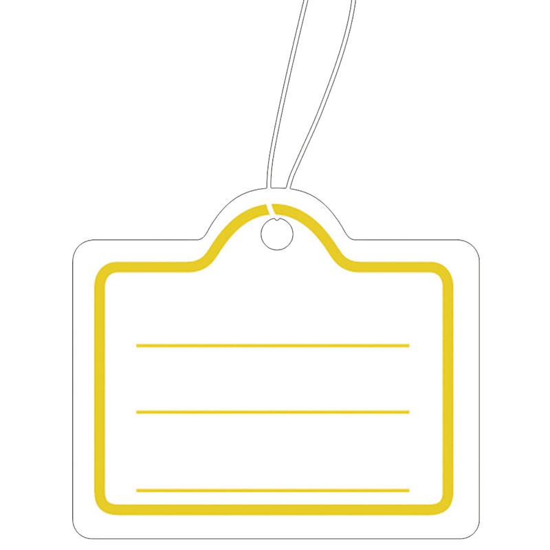 ササガワ 糸付き提札 カバン型 金箔 ゴールド18-1923 500枚/箱