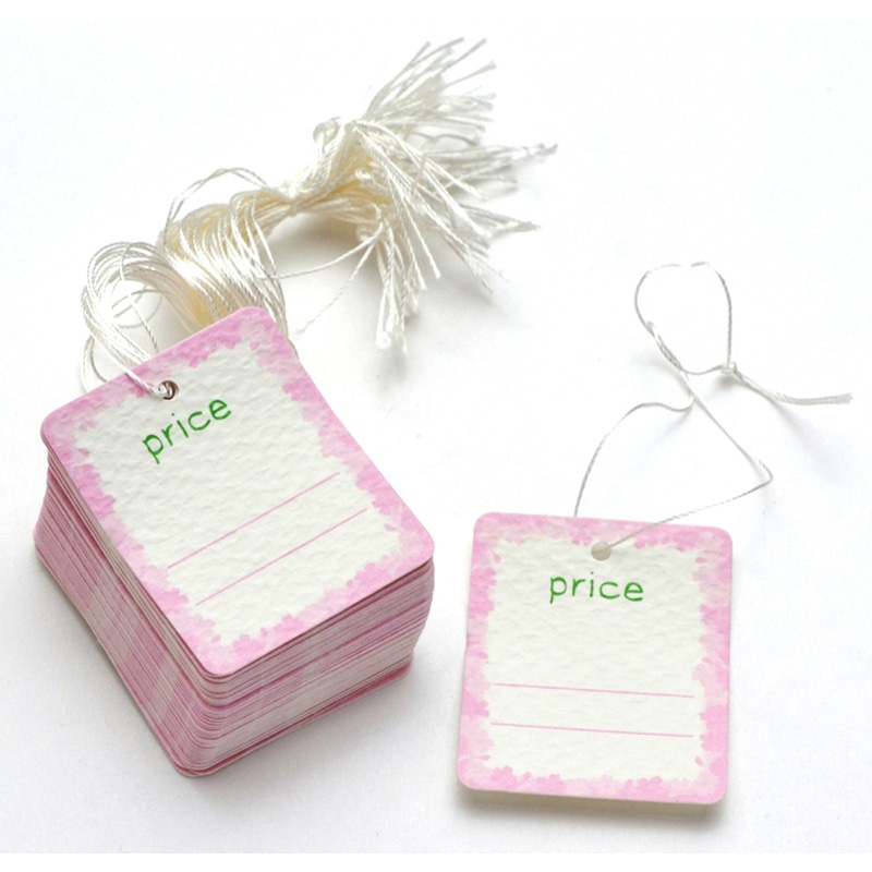 ササガワ 提札 角丸四角型 花枠 18-3711 500枚 1箱(ご注文単位1箱)【直送品】