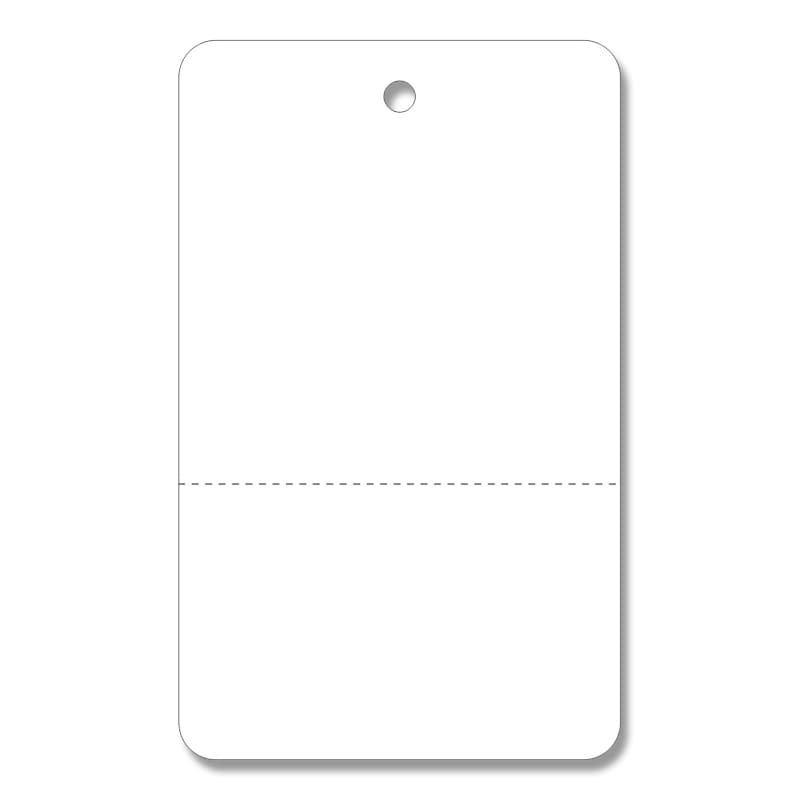 ササガワ 提札 糸無し 白無地 ミシン目入 18-1508 500枚/箱