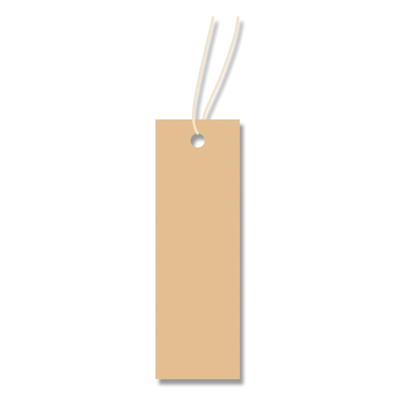 ササガワ 提札 100枚袋入 19-865 くりちゃ 1袋(ご注文単位5袋)【直送品】