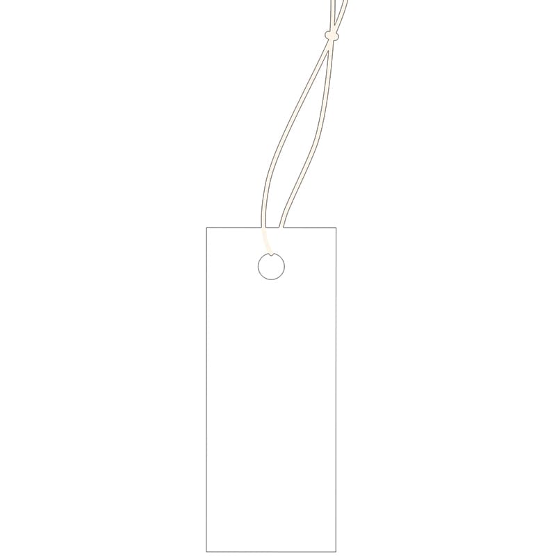 ササガワ パック入提札 小 ミルキーホワイト 19-857 100枚 1袋(ご注文単位5袋)【直送品】