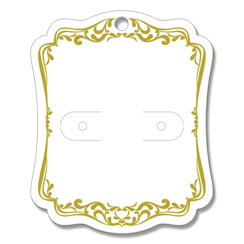 ササガワ ピアス台紙 M　25枚袋入 19-2612　レリーフ　M 1冊（ご注文単位5冊）【直送品】