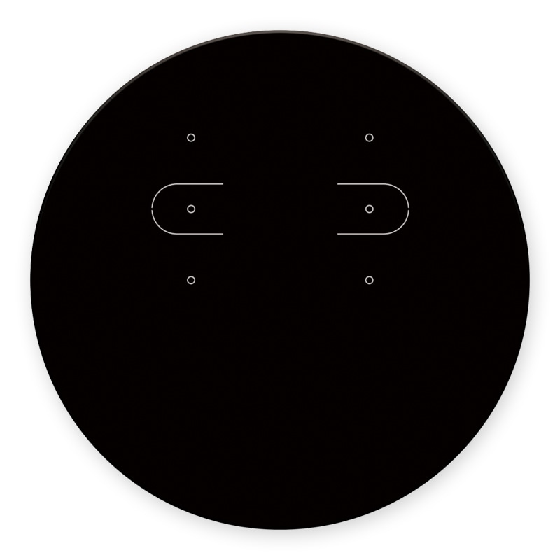 ササガワ ピアス・イヤリング専用台紙 丸型　20枚入り 19-2410　ブラック 1冊（ご注文単位5冊）【直送品】